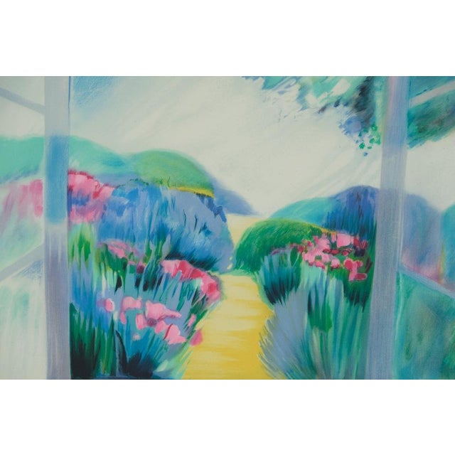 Modern Claude Hemeret, La fenêtre ouverte, Lithograph For Sale - Image 3 of 8
