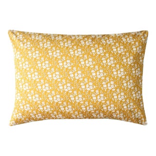 Pillowcase Made With Liberty Fabric Capel Mustard For Sale