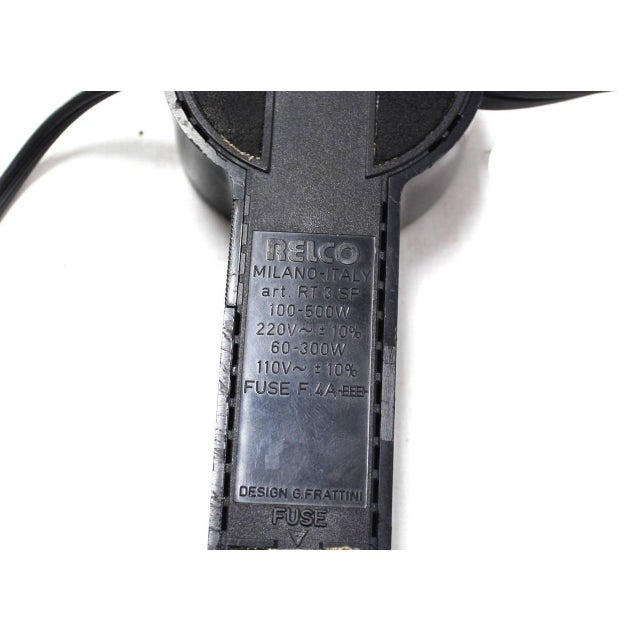 Brass Gianfranco Frattini Heavy Brass Floor Lamp Tourchere Dimmer Scallop Lotus Shade For Sale - Image 8 of 8