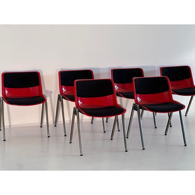 Vintage Modus Chairs by Osvaldo Borsani for Tecno, 1970s, Set of 10 For Sale - Image 18 of 18