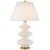 Christopher Spitzmiller by Visual Comfort Signature Smith Medium Table Lamp in Ivory with Linen Shade For Sale