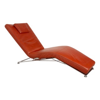 Jeremiah Chaise Lounge in Leather from Koinor For Sale