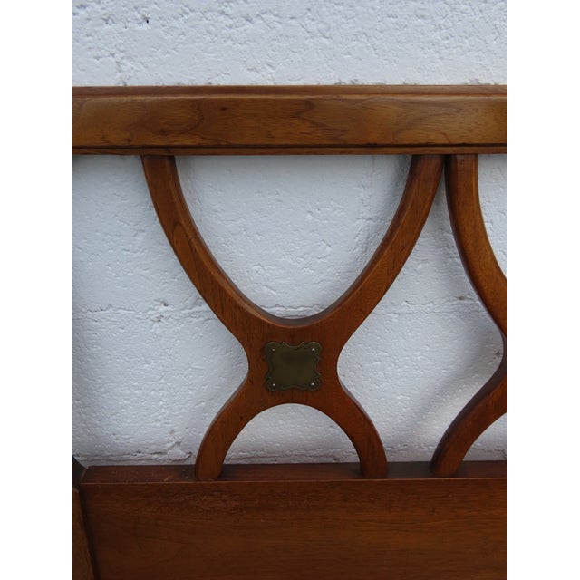 Red Lion Mid Century Modern King Size Headboard 6601 For Sale - Image 10 of 13