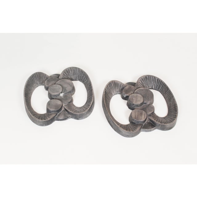 Brutalist Vintage Brutalist Door Handles in Cast Aluminium, 1970s, Set of 2 For Sale - Image 3 of 9