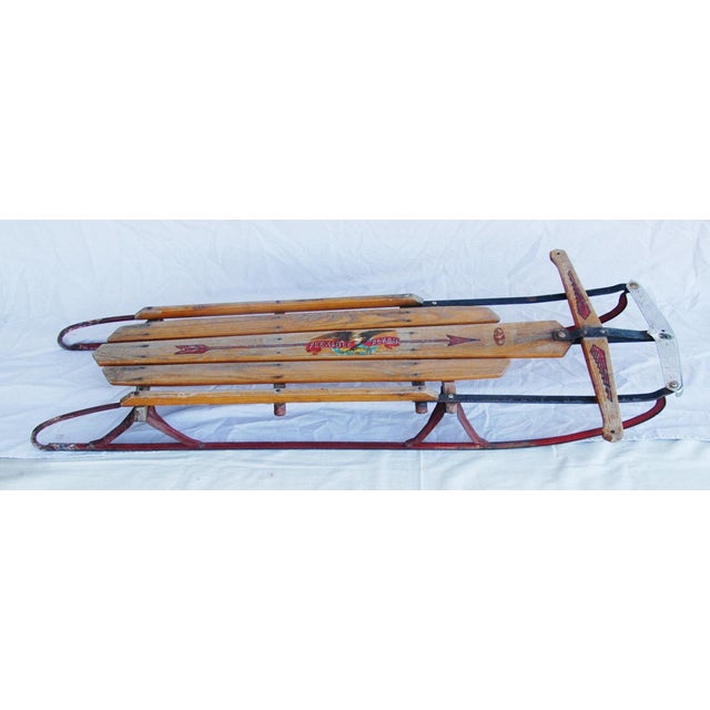 1950s Vintage Flexible Flyer Snow Sled Chairish