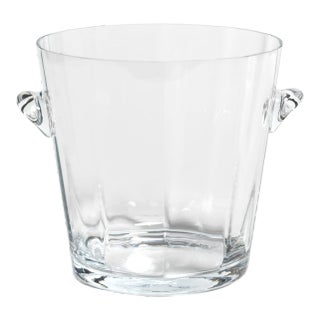 Azrou Optic Glass Ice Bucket / Wine Cooler For Sale