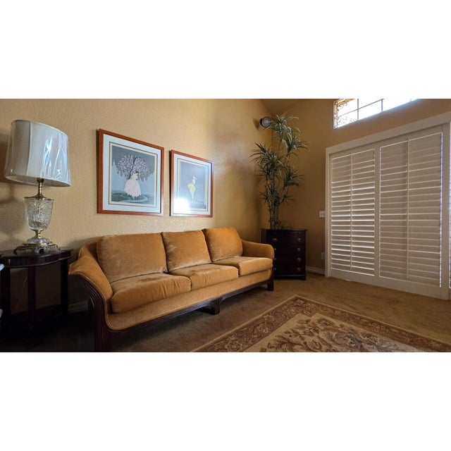 1980s 3 Seater Designer Rattan Sofa by Lacor For Sale - Image 4 of 4