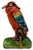 American Outstanding & Rare Antique Beautifully Hand Painted Albany Foundry Cast Iron Heron Doorstop Circa 1920s For Sale - Image 3 of 18