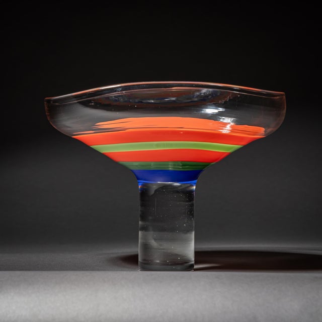Philips Glass Vase by Ludovico Diaz de Santillana for Venini, Italy, 1968–70 For Sale - Image 11 of 18