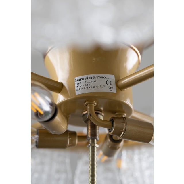 Murano Glass Hanging Lamp from Barovier & Toso, 1980s For Sale - Image 9 of 15