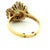 Metal Vintage 14k Gold Emerald & Diamond Ballerina Ring, Circa 1980, Size 7 For Sale - Image 7 of 11