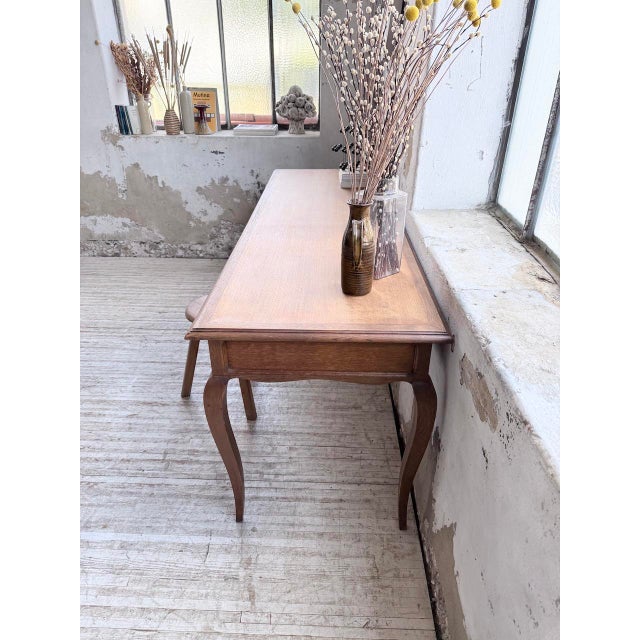 Vintage Oak Console Desk, 1960s For Sale - Image 15 of 18