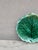 Rustic German Green Majolica Leaf Butter Pat Villeroy Boch Circa 1890 For Sale - Image 3 of 4