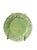Vintage Bordallo Pinheiro Turkey Green Majolica Platter – Portuguese Ceramic Thanksgiving Serving Plate With Turkey, Oak Leaf & Acorn Relief For Sale - Image 6 of 9