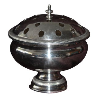 Silver Rose Bowl or Vase, 1950s For Sale
