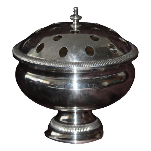 Silver Rose Bowl or Vase, 1950s For Sale