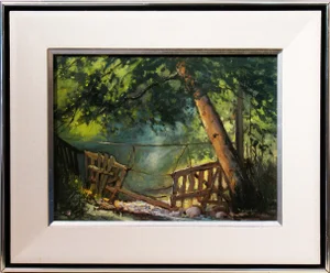 Don Langford, Landscape with Trees, Circa 1970
