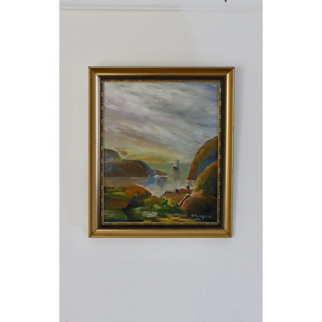 G Bengtson, Landscape, 1936, Oil on Board, Framed For Sale - Image 10 of 11