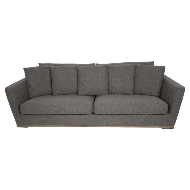 Apta Sofa in Mid-Grey Lambswool by Antonio Citterio from B&B Italia For Sale - Image 6 of 7