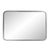 2020s Simone Rectangular Stainless Steel Mirror For Sale - Image 5 of 10