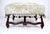 French Country Antique French Ottoman, Os De Mouton, Hand-Carved Oak, Louis XIV Style For Sale - Image 3 of 8
