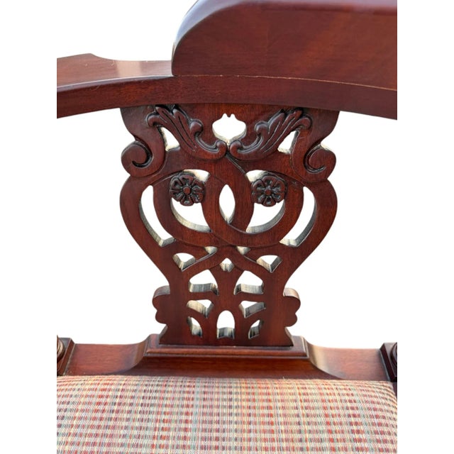 Mid 20th Century Mid 20th Century Chippendale Corner Chair For Sale - Image 5 of 6