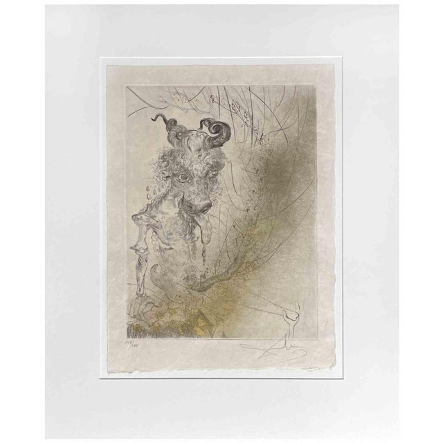 Tete de Veau (Calf's Head) is an artwork realized in 1968/69, from the Series "Faust" (La Nuit de Walpurgis). Etching,...