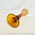 1970s Vintage Boho Chic Hollywood Regency Handblown Murano Style Tall Trumpet Vase For Sale - Image 11 of 12