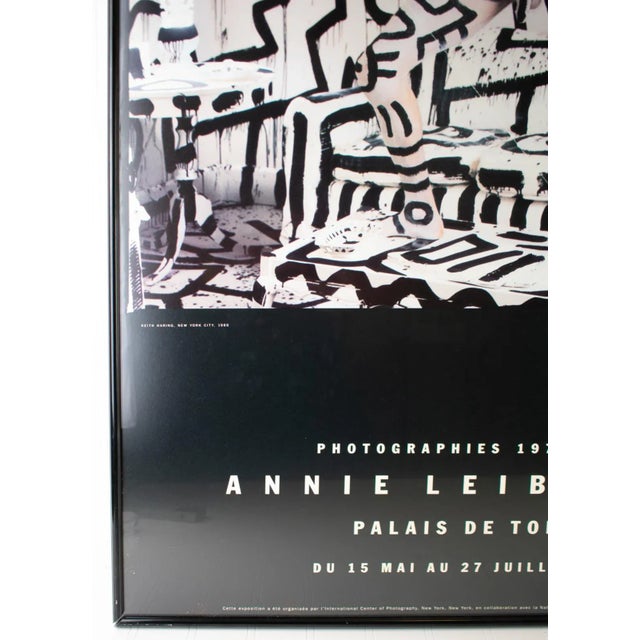 Black 1992 Signed Annie Leibovitz 'Keith Haring' Original – Palais De Tokyo, Paris – Exhibition Poster For Sale - Image 8 of 13