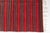 Red 1960s Anatolian Oushak Stripe Kilim Rug For Sale - Image 8 of 10
