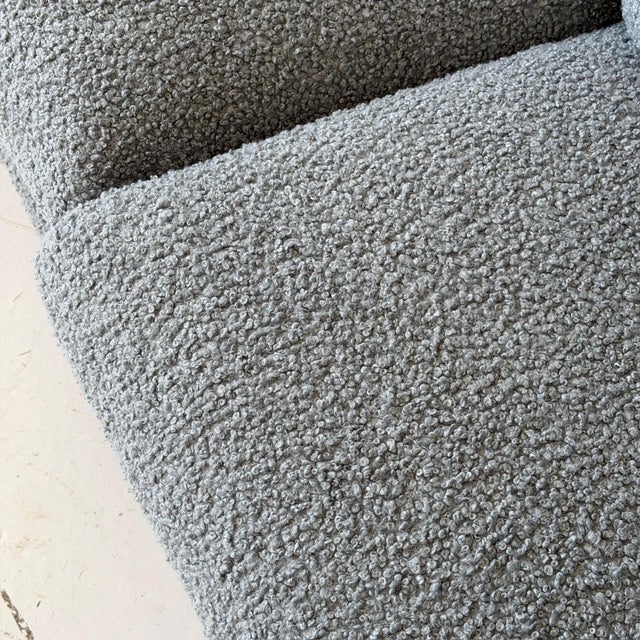 Postmodern 1980s Waterfall Arm Sofa Attributed to Interior Crafts For Sale - Image 3 of 7