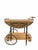 Vintage Italian Burl Marquetry Tea Bar Cart For Sale - Image 4 of 12