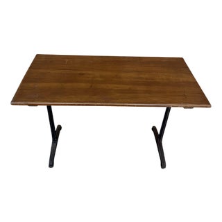 Vintage Bistro Dining Table, 1940s For Sale