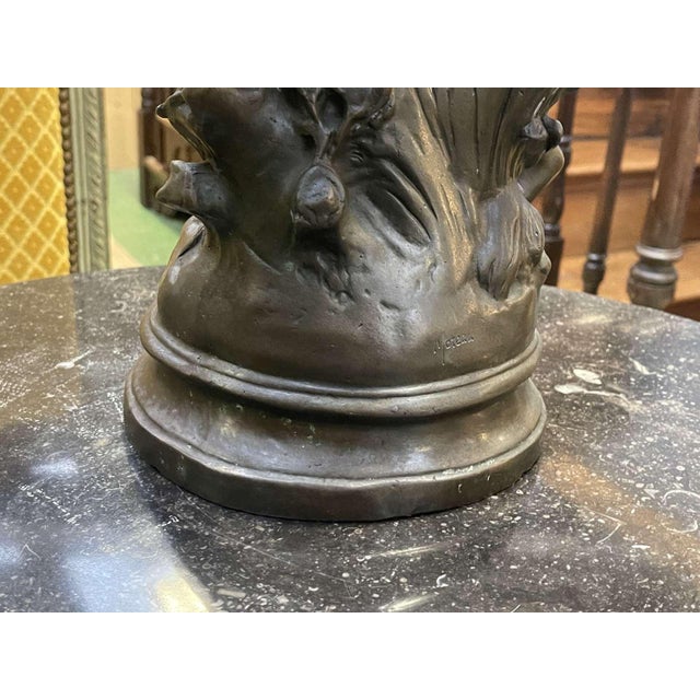 Bronze Depicting Two Children by Moreau, 20th Century For Sale - Image 10 of 16