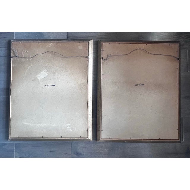 Pair of Vintage Wood Art Frames Gold For Sale - Image 12 of 12