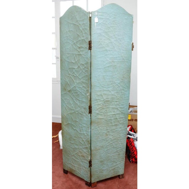 Screen with Saint Peters Square in Rome Painting, 20th Century For Sale - Image 5 of 6