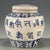 Small Blue & White Porcelain Covered Ginger Jar With Sanskrit Script Band For Sale In Los Angeles - Image 6 of 9