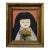Vintage Abstract Portrait Painting of a Young Woman, Signed “Cerre” & Dated 1970 For Sale