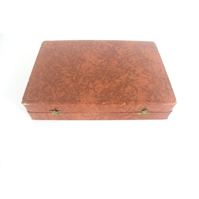 Mid-Century Modern 1950s Mid Century Modern Bar Tool Set With Faux Tortoise Bakelite Handles in Original Box For Sale - Image 3 of 7