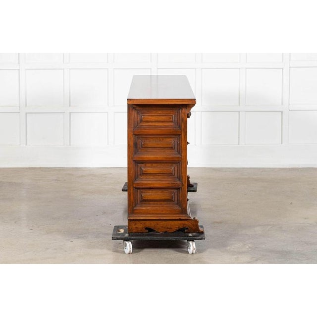 Spanish Brutalist Sideboard in Mahogany, 1960 For Sale - Image 6 of 18