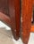 Wood Vintage Mahogany & New Ikat Fabric 3 Panel Screen For Sale - Image 7 of 16