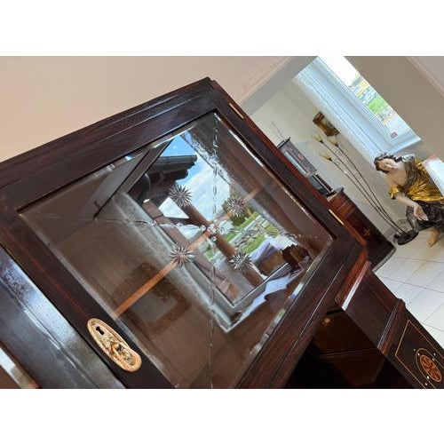 Brown Antique Art Nouveau Floral Buffet, 1920s For Sale - Image 8 of 18