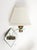 Brass Midcentury French Mirrored Sconces With Blown Glass and Brass Fittings For Sale - Image 8 of 11