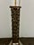Metal Large Antique Bronze Brass Church Altar Candleholder For Sale - Image 7 of 12