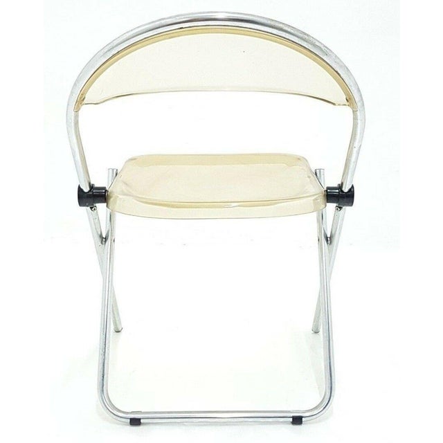 Acrylic Glass Chairs by Giancarlo Piretti, 1970s, Set of 4 For Sale - Image 6 of 9