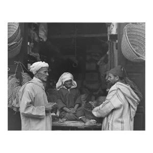 1976 Moroccan Market Vendors by Don Ware