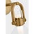 Visual Comfort Ian K. Fowler for Visual Comfort Signature Larkin Small Empire Bracketed Sconce in Hand-Rubbed Antique Brass with Clear Glass For Sale - Image 4 of 6