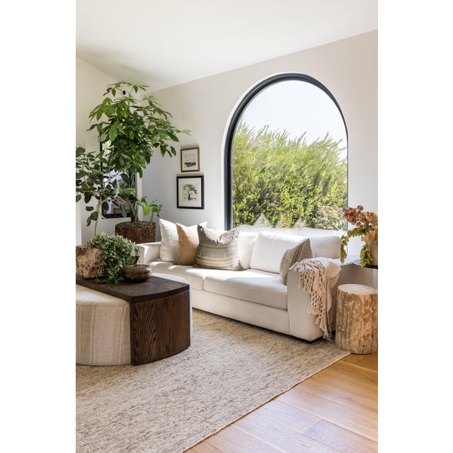 Coastal Pure Salt Torquay Ivory Sumack Weave Jute/Argenitian Wool Area Rug, 10' X 14' For Sale - Image 3 of 13