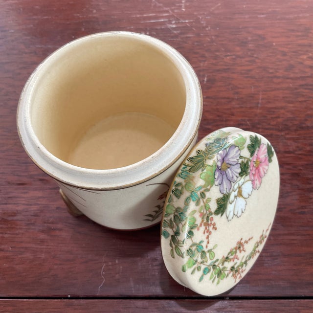 Antique Satsuma Signed Small Box For Sale In Reno/Lake Tahoe - Image 6 of 7