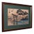 Antique Woodblock Landscape Picture, Japanese Art, Framed, Hiroshige, Victorian For Sale